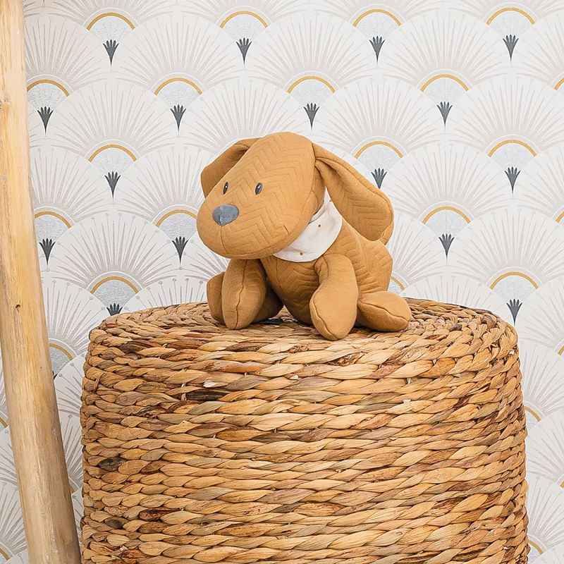  - charlie the dog - plush jacquard brown 30 cm 